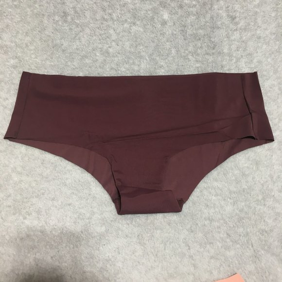 Auden Women's 3 pack Hipster Underwear XL Lace Accents Pink Peach Brown - Picture 5 of 10